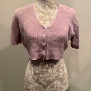 Purple Carolyn Taylor sweater